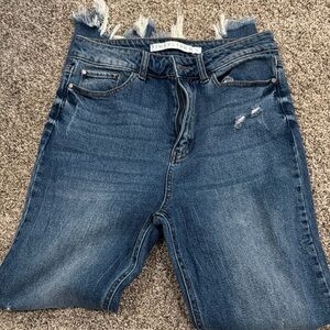 Tinseltown Women's Straight Leg Jeans - Blue